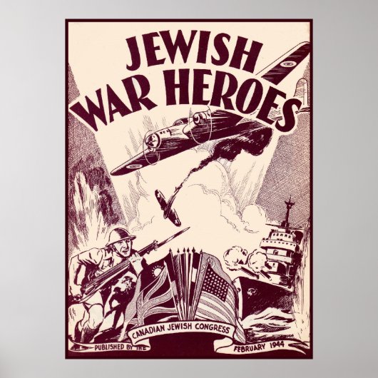 Joodse oorloghelden poster (Voorkant)