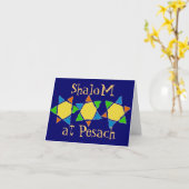 Joodse Pascha pesach Kaart (Gele Bloem)