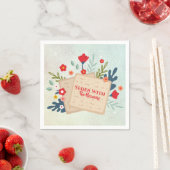 Joodse Passover Seder Flowers met Matzah Servet (Insitu)