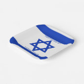 Joodse Patriotic Hebrew Israel Flag Papieren Bordje (Gebogen)
