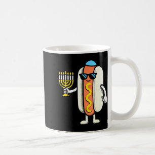 Joodse Pjs Hotdog Grappig Eten Hanukkah Pyjama Cha Koffiemok