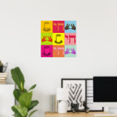 Joodse Pop Art Poster (Thuiskantoor)