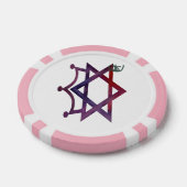 Joodse prinses Art Poker Chips (Enkel)