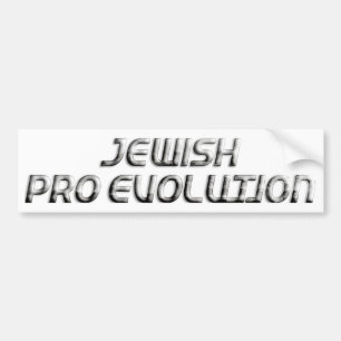 Joodse Pro Evolution Bumpersticker