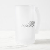 Joodse Pro Evolution Matglas Bierpul (Voorkant rechts)