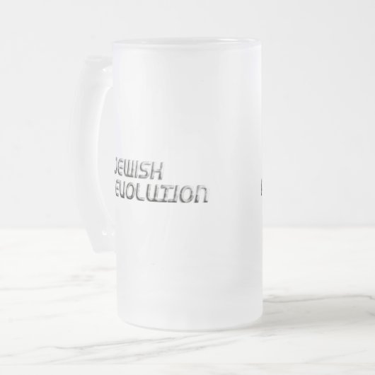 Joodse Pro Evolution Matglas Bierpul (Voorkant links)