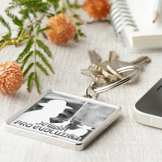 Joodse Pro Evolution Sleutelhanger (Zijkant)