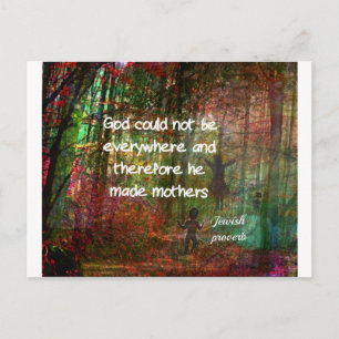 Joodse proverb briefkaart