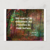 Joodse proverb briefkaart (Voorkant)