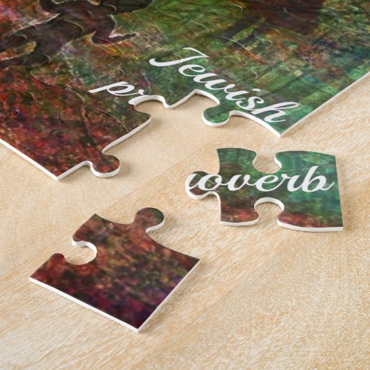 Joodse proverb legpuzzel (Zijkant)