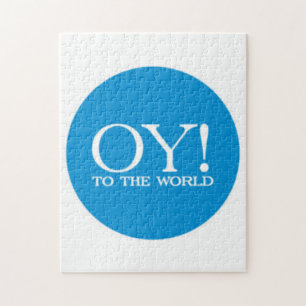 Joodse puzzel - OY AAN DE WERELD! (kies grootte!)