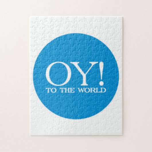Joodse puzzel - OY AAN DE WERELD! (kies grootte!) Legpuzzel (Verticaal)