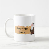 Joodse rabbijn, aanpasbare keramische mok (Links)