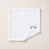 Joodse render met Dreidel Bathroom Towel Set Bad Handdoek (Wasdoekje)