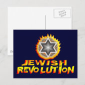 Joodse revolutie briefkaart (Voorkant / Achterkant)