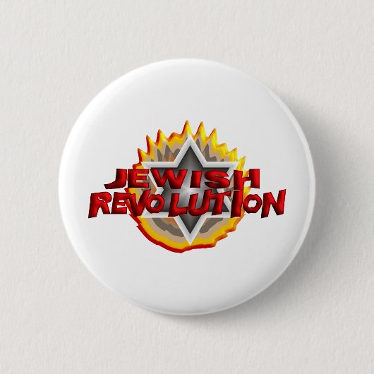 Joodse revolutie ronde button 5,7 cm (Voorkant)