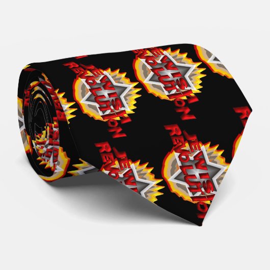 Joodse revolutie stropdas (Opgerold)