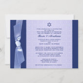 Joodse ribbon Wedding Flat-uitnodigingen Kaart (Voorkant)