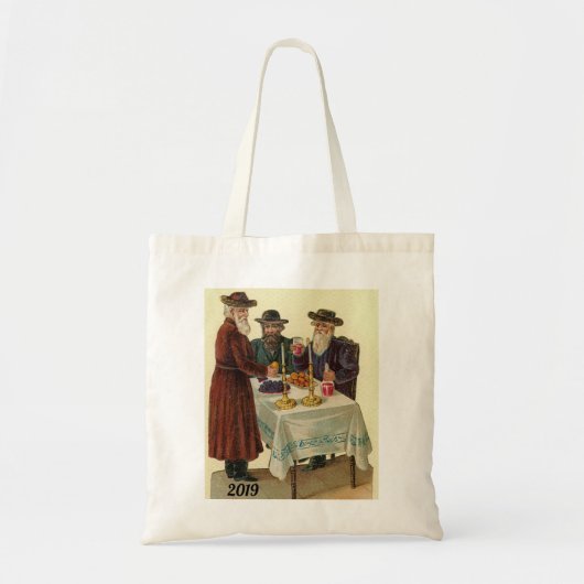 joodse scène tote bag (Voorkant)