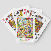 Joodse schoolspeelkaarten speelkaarten (Achterkant)