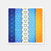 Joodse Shabbat papieren servetten (Voorkant)