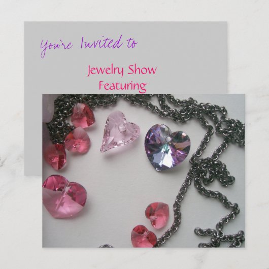 Joodse Show Uitnodiging (Voorkant / Achterkant)