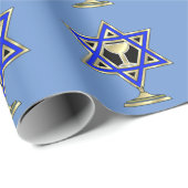 Joodse     StarWrapping Paper Cadeaupapier (Rol Hoek)