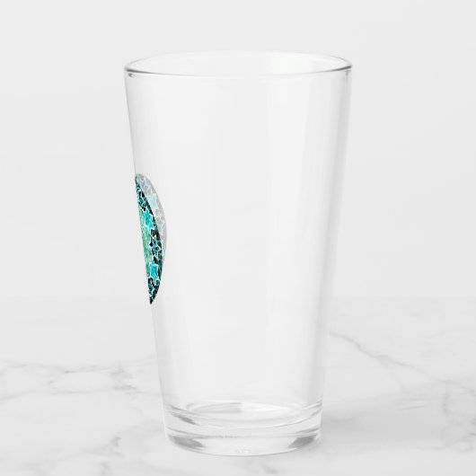 Joodse ster Medallion Pub Cup Glas (Links)