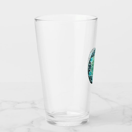 Joodse ster Medallion Pub Cup Glas (Rechts)