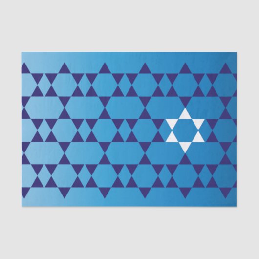 Joodse ster tissuepapier (Voorkant)