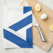 Joodse ster van David Blue Theedoek (Quarter Fold)