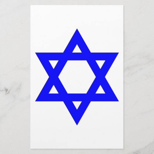 ✡︎ Joodse ster van David Briefpapier (Voorkant)