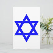 ✡︎ Joodse ster van David Briefpapier (Staand voorkant)