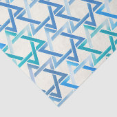 Joodse ster van David cadeauverpakking Tissue Pape Tissuepapier (Detail)