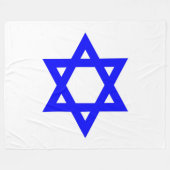 ✡︎ Joodse ster van David Fleece Deken (Voorkant (Horizontaal))
