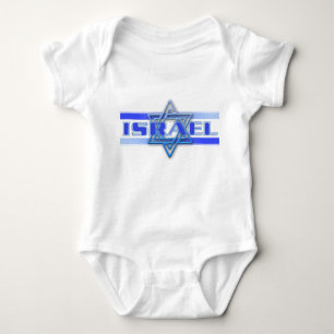 Joodse ster van David Israel Blue en White Romper