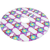 joodse ster van David Kerstboom Rok (Gekanteld)