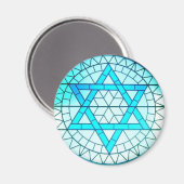 Joodse ster van David Magnet (Voorkant / Achterkant)