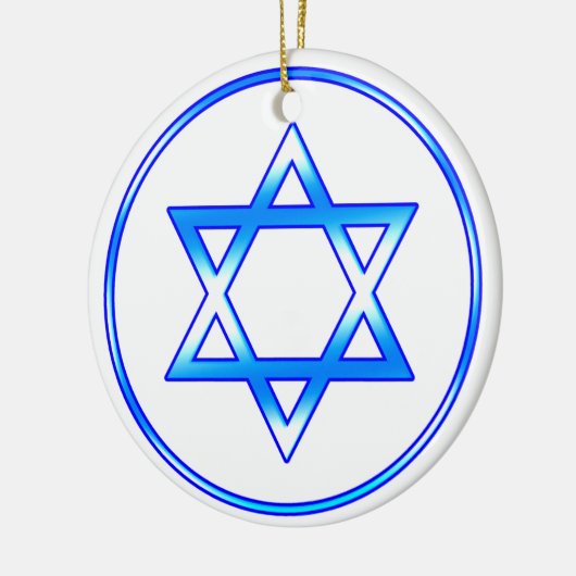 Joodse ster van David Ornament (Links)
