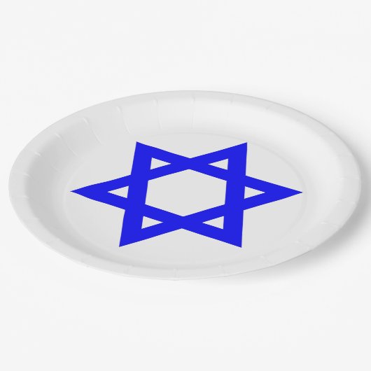 ✡︎ Joodse ster van David Papieren Bordje (Gekanteld)