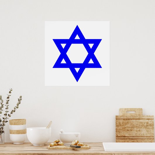 ✡︎ Joodse ster van David Poster (Keuken)