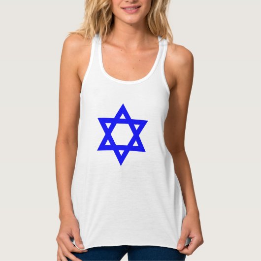 ✡︎ Joodse ster van David Tanktop (Voorkant)