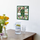 Joodse ster van David Voeg je eigen foto's toe 6 F Folie Afdrukken (Laag (Keuken))