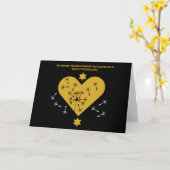 Joodse sterfte en verloren loods kaars kaart (Gele Bloem)