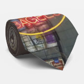 Joodse Stropdas-Hot Bagels Stropdas (Opgerold)