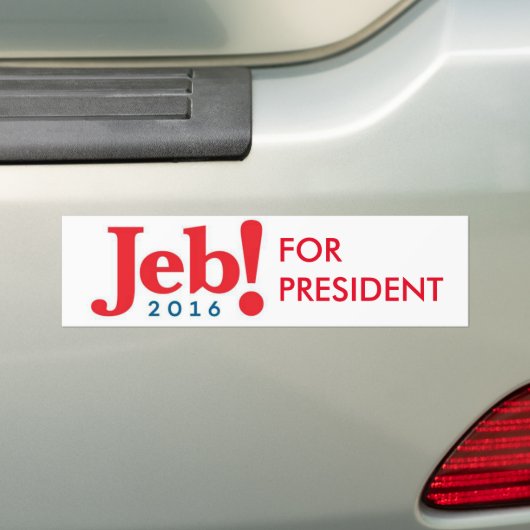 Joodse Struik voor President 2016 bumpersticker (Op auto)