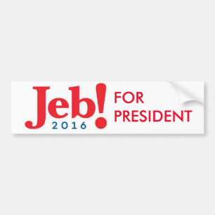 Joodse Struik voor President 2016 bumpersticker