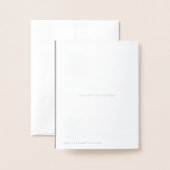 Joodse sympathie dank u zilveren folie ster david folie kaarten (Met envelop)