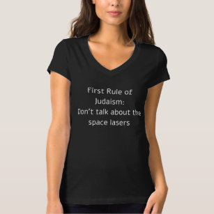Joodse T-shirt met ruimtelaser