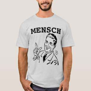 Joodse T-shirts, MENSCH T-Shirt
